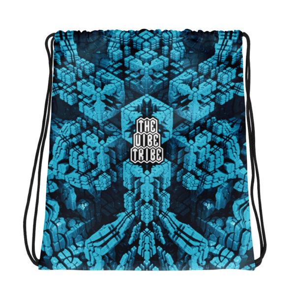 (MMM) Metatron's Metaphysical Multiverse - Cyan - Drawstring bag