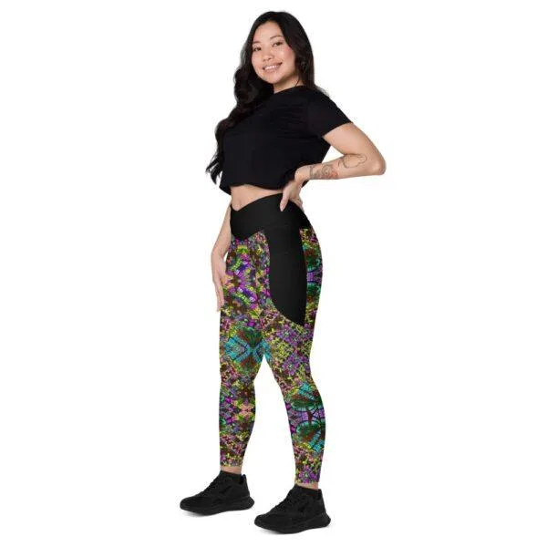 (Excision Inspired) Elusive Extraordinaire - Crossover leggings with pockets - Image 6