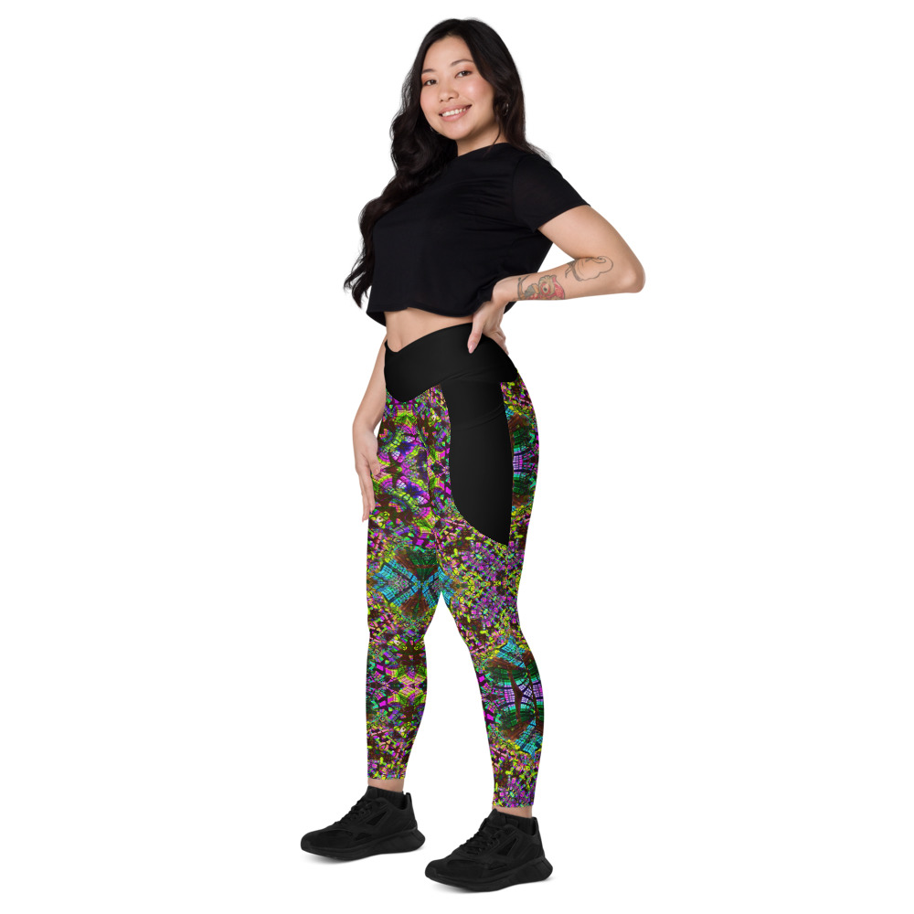 Excision Inspired) Elusive Extraordinaire – Crossover leggings with pockets  • The Vibe-Tribe, LLC