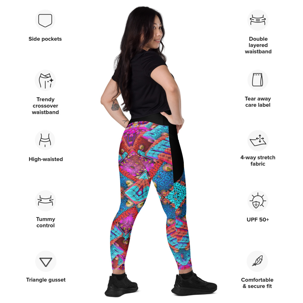 The Invasion Situation – Crossover leggings with pockets • The Vibe-Tribe,  LLC