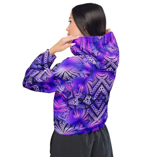 Lizard King - Women’s cropped windbreaker