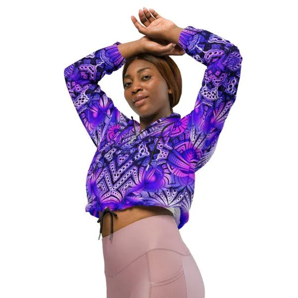 Lizard King - Women’s cropped windbreaker - Image 9