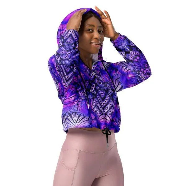 Lizard King - Women’s cropped windbreaker - Image 7