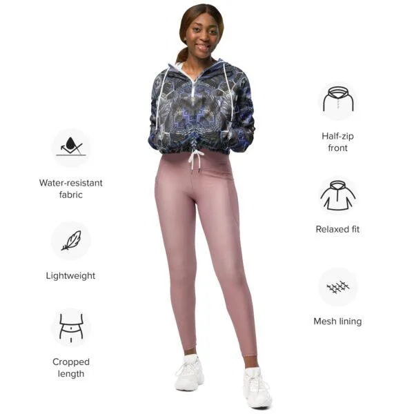 The Hourglass - Women’s cropped windbreaker - Image 12