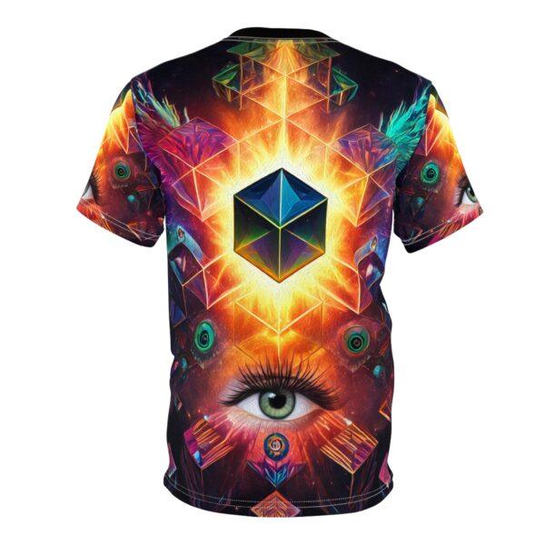 Ethereal Eye of the Universe - Unisex Tee - Vibrant Graphic Tee for Festival Vibes - Image 3