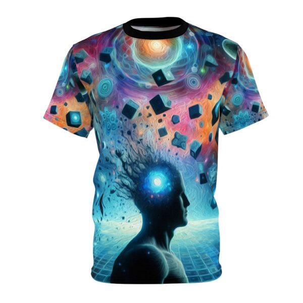 Ethereal Insights - Unisex Cut & Sew Tee - Psychedelic Graphic Tee for Visionaries and Festivals - Image 5