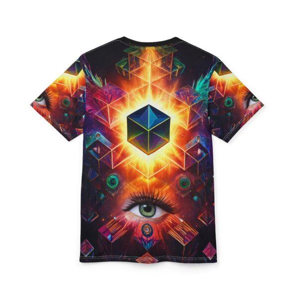 Ethereal Eye of the Universe - Unisex Tee - Vibrant Graphic Tee for Festival Vibes - Image 4