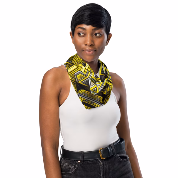 Escher's Ether-net - All-over print bandana - Image 4