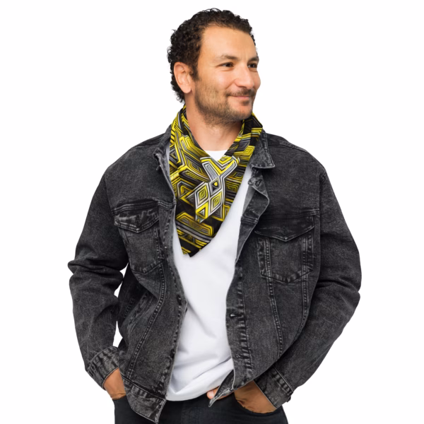 Escher's Ether-net - All-over print bandana - Image 5