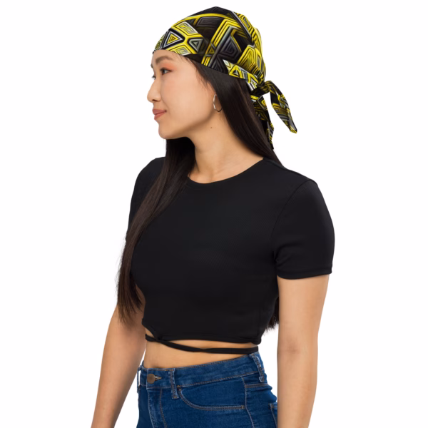 Escher's Ether-net - All-over print bandana - Image 6