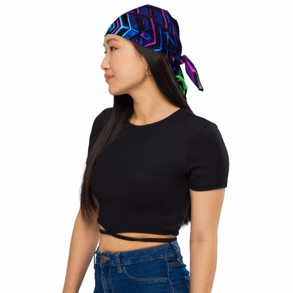 The Akashic Architect - All-over print bandana - Image 6