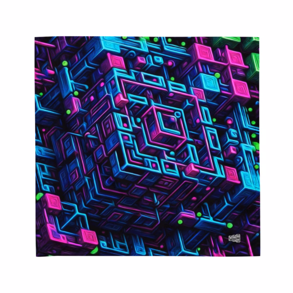 The Akashic Architect - All-over print bandana - Image 8