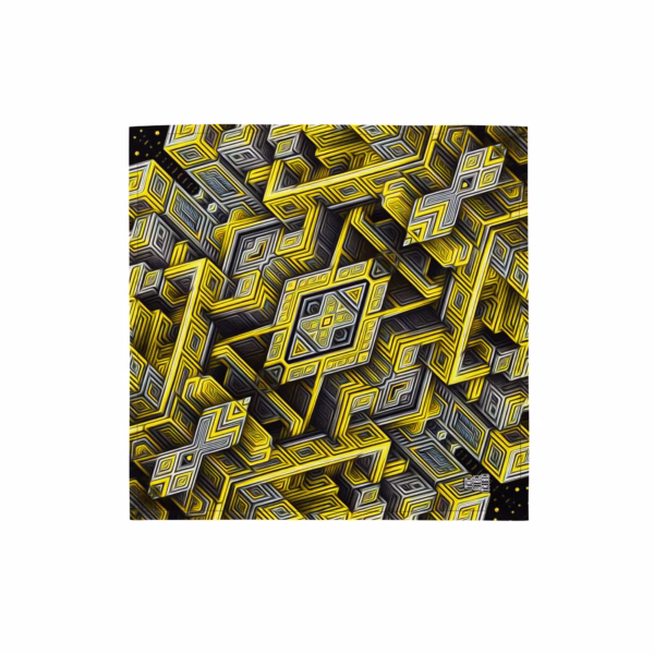 Escher's Ether-net - All-over print bandana - Image 7