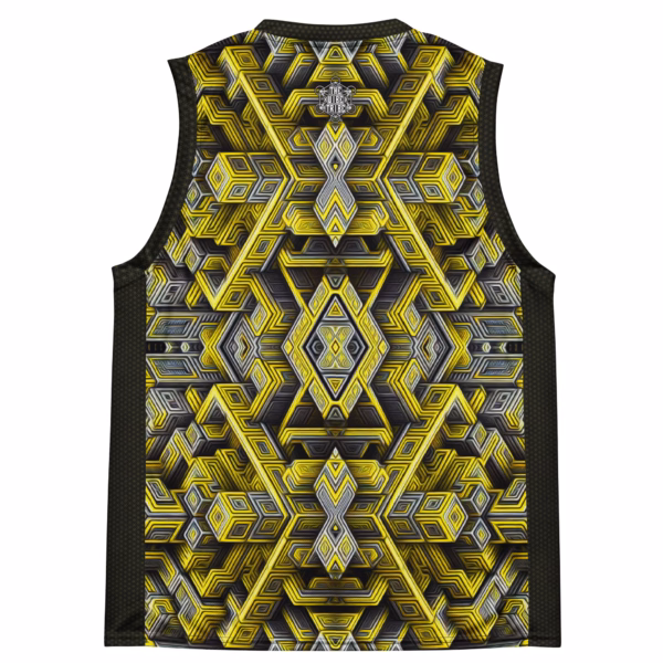 Escher's Ether-net - Recycled unisex basketball jersey - Image 6