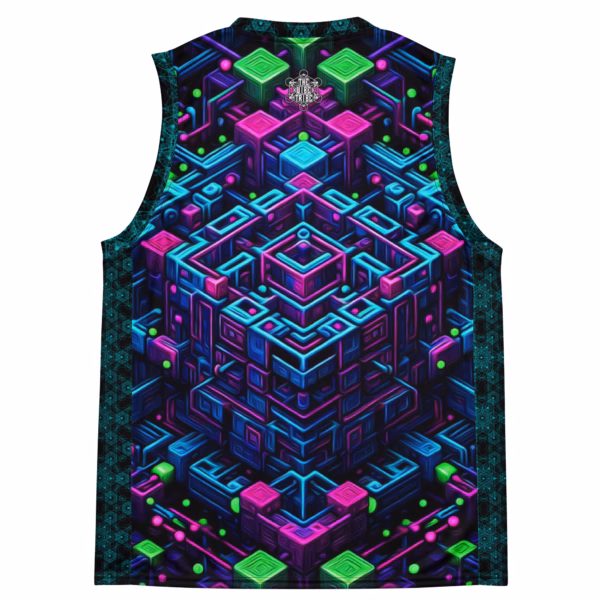 The Akashic Architect - Recycled unisex basketball jersey - Image 6
