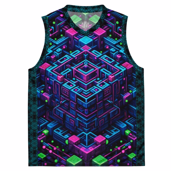 The Akashic Architect - Recycled unisex basketball jersey