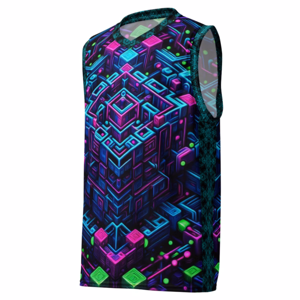 The Akashic Architect - Recycled unisex basketball jersey - Image 4
