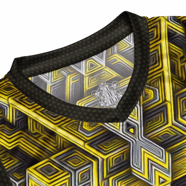 Escher's Ether-net - Recycled unisex basketball jersey - Image 2