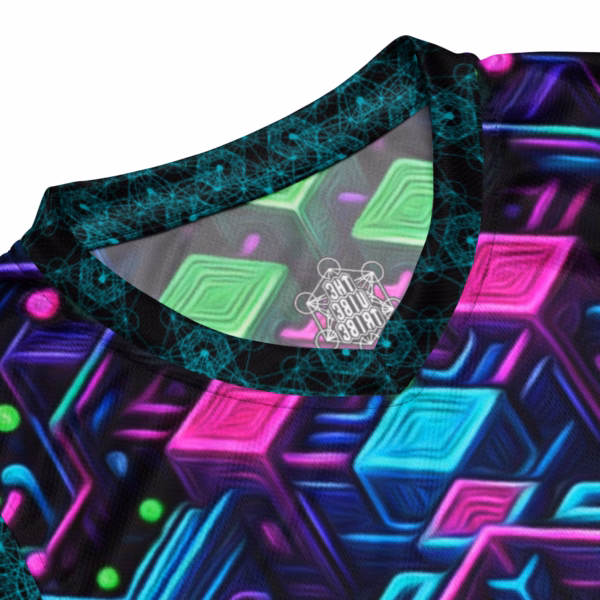 The Akashic Architect - Recycled unisex basketball jersey - Image 2