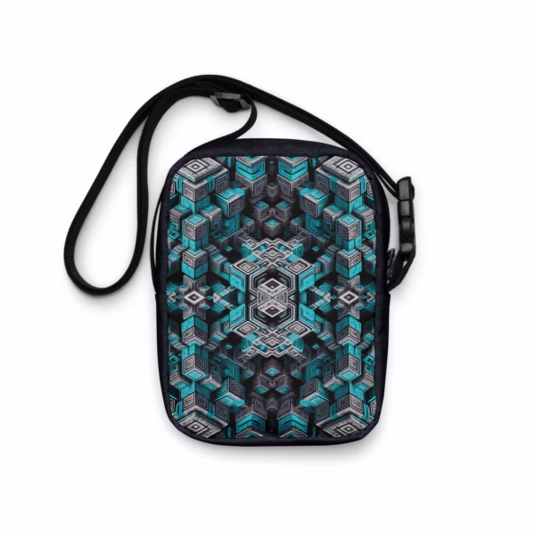 Ascent Through the Tessellated Mind - Utility crossbody bag