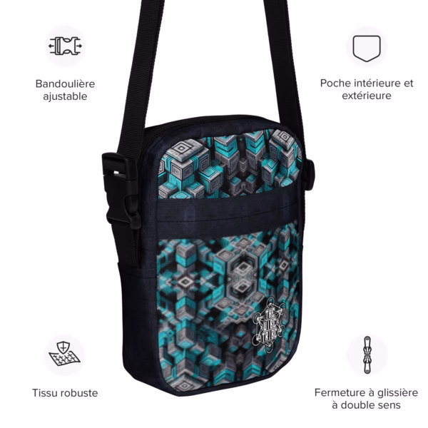 Ascent Through the Tessellated Mind - Utility crossbody bag - Image 3