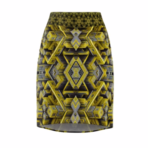Escher's Ether-net - Pencil Skirt