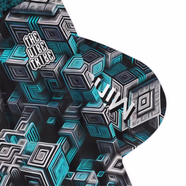 Ascent Through the Tessellated Mind - Unisex Basketball Rib Shorts - Image 3