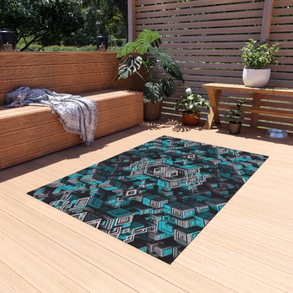Ascent Through the Tessellated Mind - Outdoor Rug - Image 11