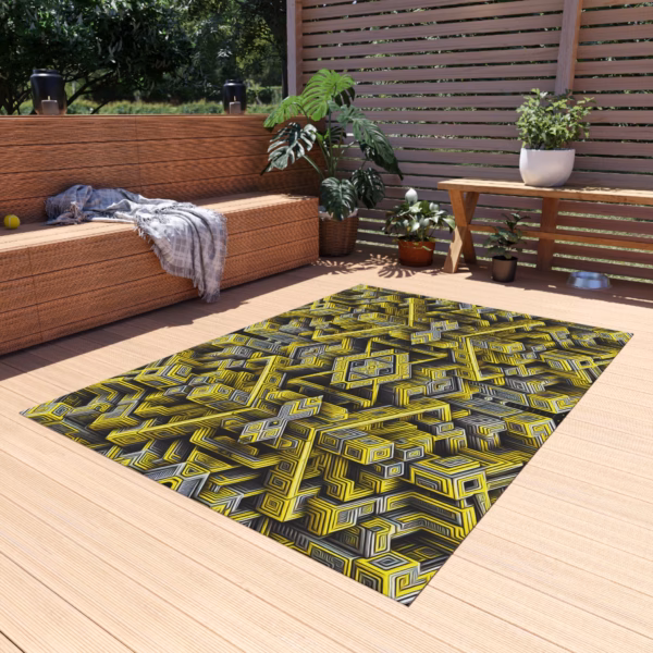 Escher's Ether-net - Outdoor Rug - Image 15
