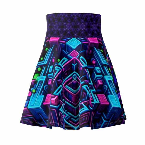 The Akashic Architect - Skater Skirt - Image 2