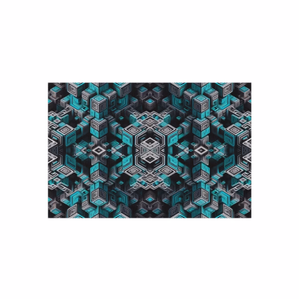 Ascent Through the Tessellated Mind - Outdoor Rug - Image 9