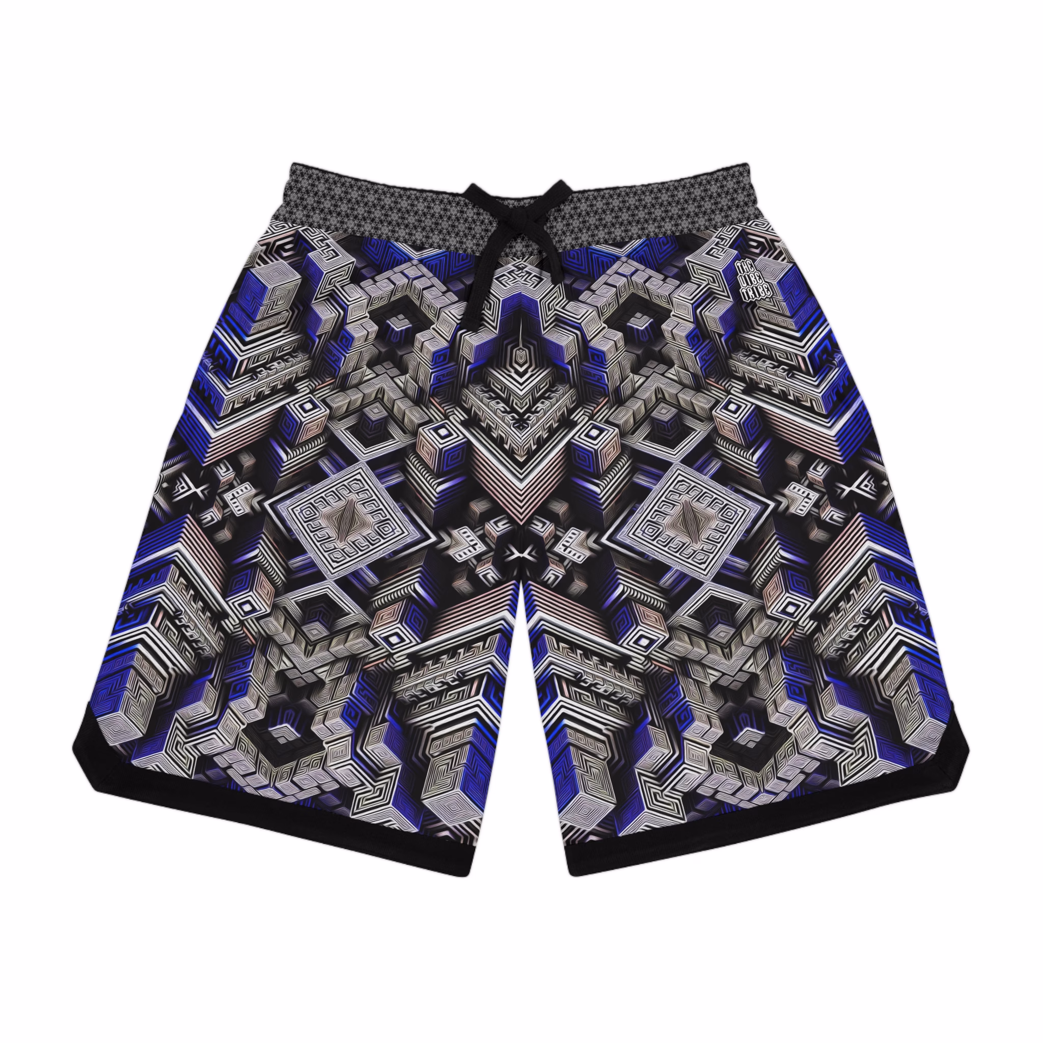 Know Thyself, Know The Pattern – Unisex Basketball Rib Shorts