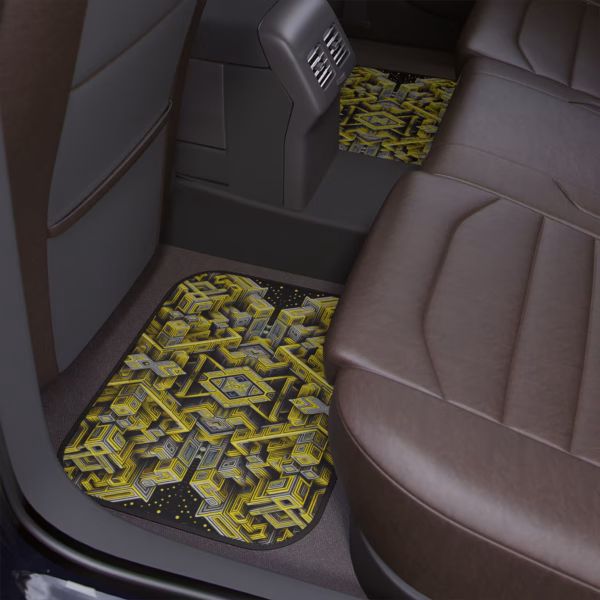 Escher's Ether-net - Car Floor Mat - Image 8
