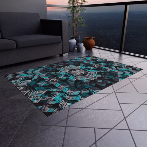 Ascent Through the Tessellated Mind - Outdoor Rug - Image 12