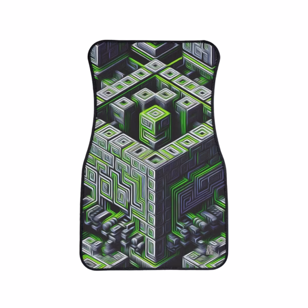 Socratic Mirror of Infinite Return - Car Floor Mat