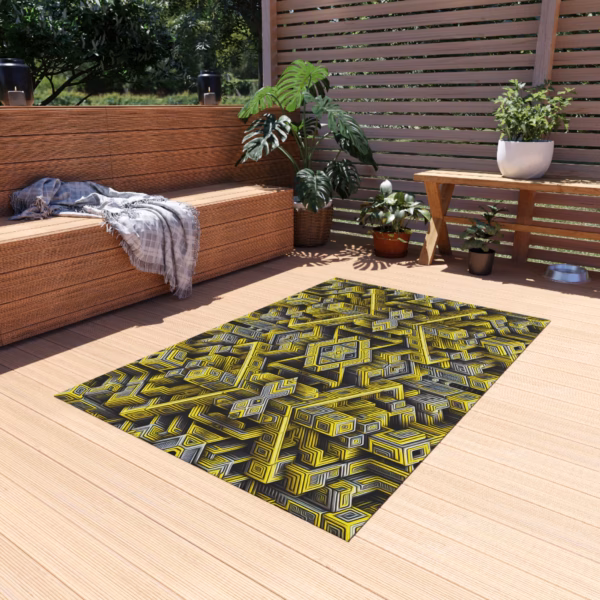 Escher's Ether-net - Outdoor Rug - Image 11