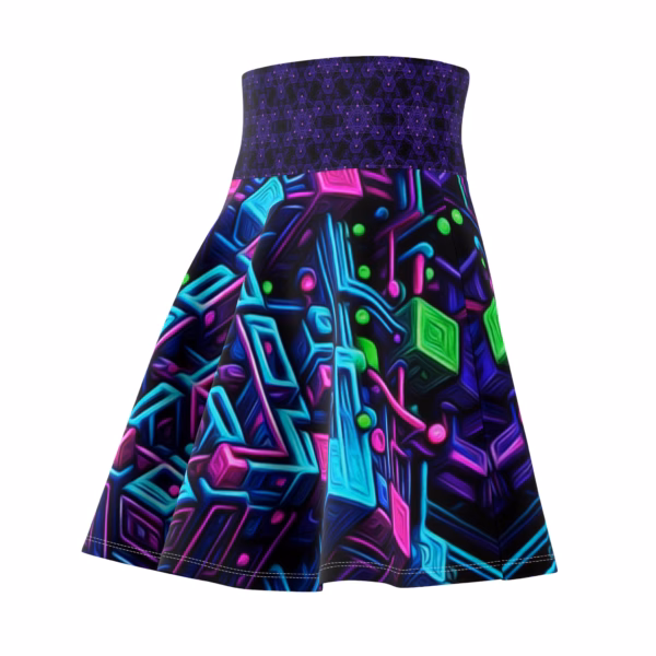 The Akashic Architect - Skater Skirt - Image 4
