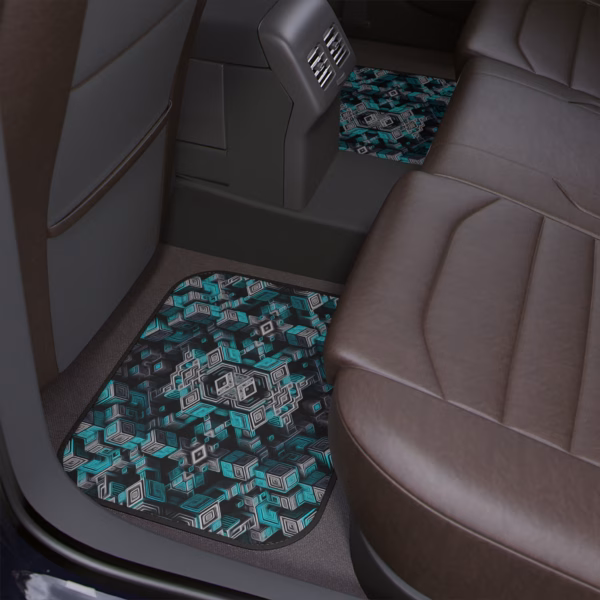 Ascent Through the Tessellated Mind - Car Floor Mat - Image 8
