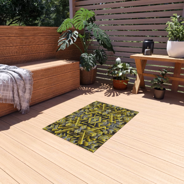 Escher's Ether-net - Outdoor Rug - Image 3