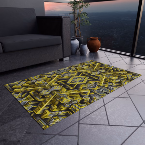 Escher's Ether-net - Outdoor Rug - Image 8