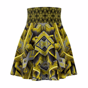 Escher's Ether-net - Skater Skirt
