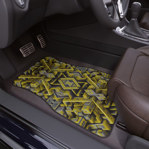 Escher's Ether-net - Car Floor Mat - Image 4