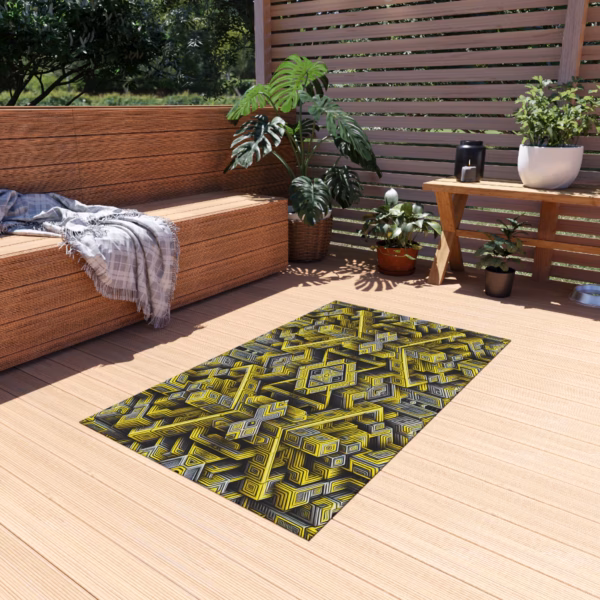 Escher's Ether-net - Outdoor Rug - Image 7
