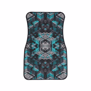 Ascent Through the Tessellated Mind - Car Floor Mat