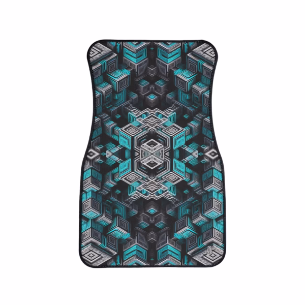 Ascent Through the Tessellated Mind - Car Floor Mat