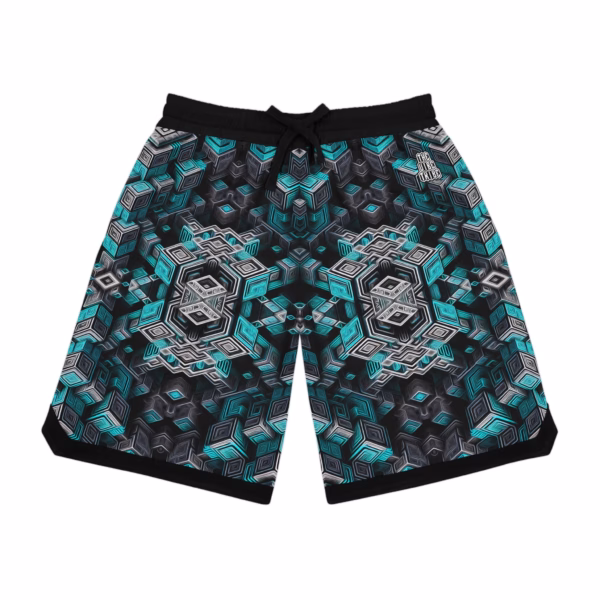 Ascent Through the Tessellated Mind - Unisex Bball Rib Shorts