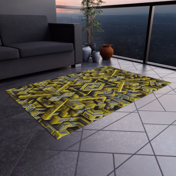 Escher's Ether-net - Outdoor Rug - Image 12