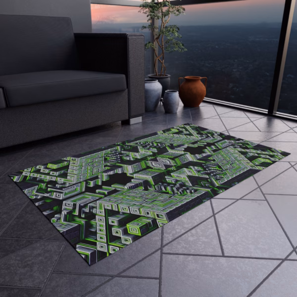 Socratic Mirror of Infinite Return - Outdoor Rug - Image 12
