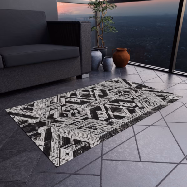 The Quantum Code - Outdoor Rug - Image 12