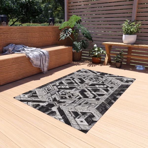 The Quantum Code - Outdoor Rug - Image 15